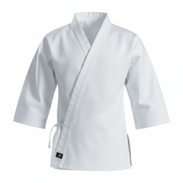 Custom White 6 oz. Lightweight Student Martial Arts Jacket Thumbnail